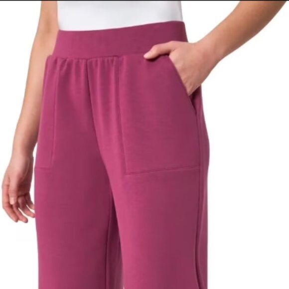 NWT Mondetta Women’s Heavyweight Wide Leg Pant | Raspberry Coulis | Size Medium - Picture 2 of 3